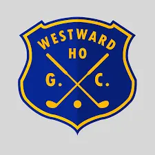 Logo of air conditioner company Westward Ho Golf Club.